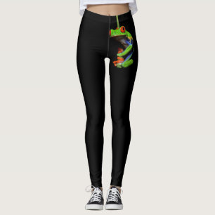 Roter Mit Augen Baumfrosch Leggings
