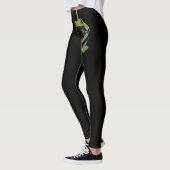 Roter Mit Augen Baumfrosch Leggings (Links)