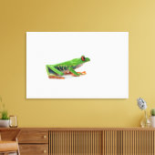Roter mit Augen Baumfrosch Leinwanddruck (Insitu (Wohnzimmer))