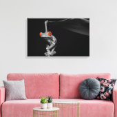 Roter Mit Augen Baumfrosch Leinwanddruck (Insitu (Wohnzimmer))