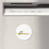 Roter mit Augen Baumfrosch Magnet (In Situ (Geschirrspüler))