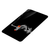 Roter Mit Augen Baumfrosch Magnet (Linke Seite)