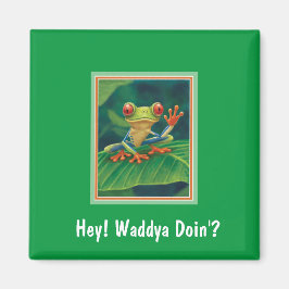 Roter Mit Augen Baumfrösch-Magnet Magnet