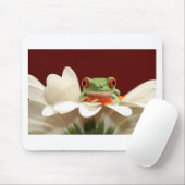 roter mit Augen Baumfrosch Mousepad (Mit Mouse)