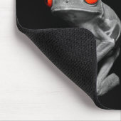 Roter Mit Augen Baumfrosch Mousepad (Ecke)