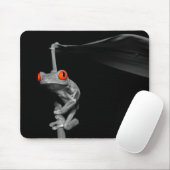 Roter Mit Augen Baumfrosch Mousepad (Mit Mouse)