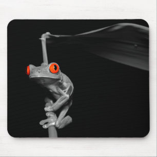 Roter Mit Augen Baumfrosch Mousepad