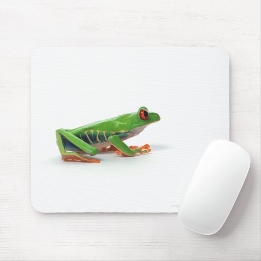 Roter mit Augen Baumfrosch Mousepad (Mit Mouse)