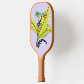 Roter Mit Augen Baumfrosch Pickleball Schläger (Links)