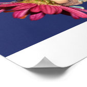 Roter mit Augen Baumfrosch Poster (Ecke)