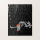 Roter Mit Augen Baumfrosch Puzzle (Vertikal)