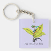 Roter Mit Augen Baumfrosch Schlüsselanhänger (Vorderseite)