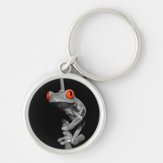 Roter Mit Augen Baumfrosch Schlüsselanhänger (Vorne)