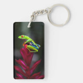 Roter mit Augen Baumfrosch Schlüsselanhänger (Rückseite)