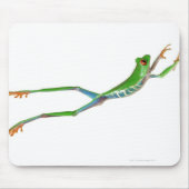 Roter mit Augen Baumfrosch springt Mousepad (Vorne)