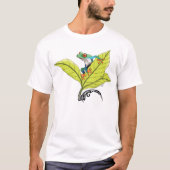 Roter Mit Augen Baumfrosch T-Shirt (Vorderseite)