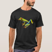 Roter Mit Augen Baumfrosch T-Shirt (Vorderseite)