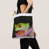 Roter mit Augen Baumfrosch Tasche (Von Nahem)