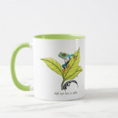 Roter Mit Augen Baumfrosch Tasse (Links)