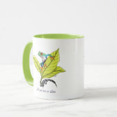 Roter Mit Augen Baumfrosch Tasse (Vorderseite Links)