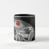 Roter Mit Augen Baumfrosch Tasse (Zentrum)