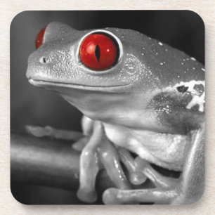 Roter Mit Augen Baumfrosch Untersetzer