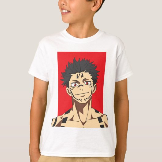 Roter Mit Augen Dämon: Power entfesselt T-Shirt (Vorderseite)