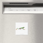 Roter mit Augen Frosch Magnet (In Situ (Geschirrspüler))