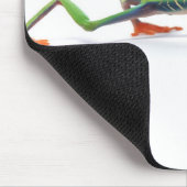 Roter mit Augen Frosch Mousepad (Ecke)