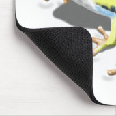 Roter Mit Augen Frosch Mousepad (Ecke)