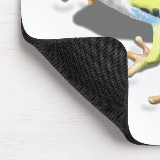 Roter Mit Augen Frosch Mousepad (Ecke)