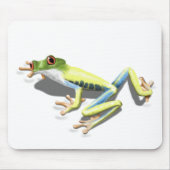 Roter Mit Augen Frosch Mousepad (Vorne)
