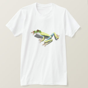 Roter Mit Augen Frosch T-Shirt