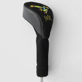 Roter Mit Augen gestrichener Baumfrosch Golf Headcover (angewinkelt)