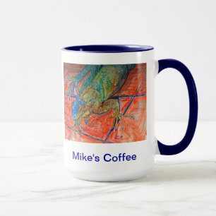 Roter mit Augen Leguan Tasse