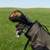 Roter Mit Augen Zucker Golf Headcover (In SItu)