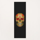 Roter Mit Augen Zucker Yogamatte (Vorderseite)