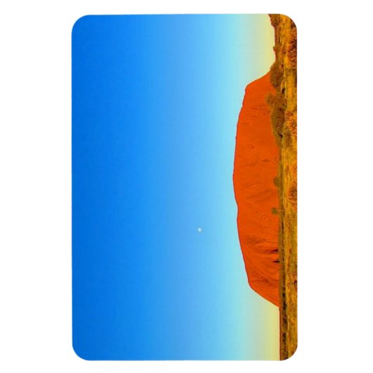 Roter Mittelblau Magnet (Vertikal)