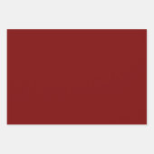 Roter moderner Frohe Weihnachten Geschenkpapier Set (Vorderseite 2)