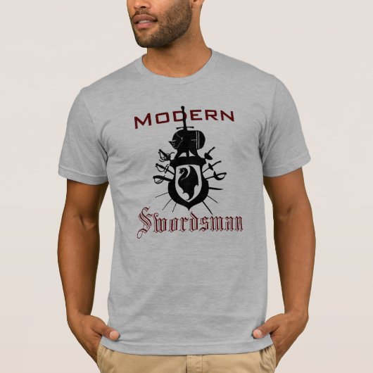 Roter moderner T-Shirt (Vorderseite)