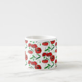 Roter Mohn Art - Espressotasse (Vorderseite)