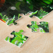 Roter Mohn Blume Garten Puzzle (Seite)