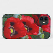 Roter Mohn-Blume-Gehäuse Case-Mate iPhone Hülle (Rückseite (Horizontal))