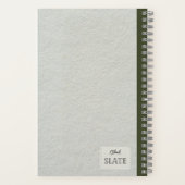 Roter Mohn Blume Personalisiert Notizblock (Rückseite)