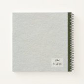 Roter Mohn Blume Personalisiert Notizblock (Rückseite)