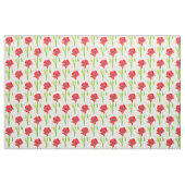 Roter Mohn Blume Wasserfarbe Stoff (Yard (91,4 cm))