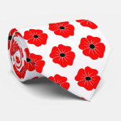 Roter Mohn-Gedenktag Krawatte (Gerollt)