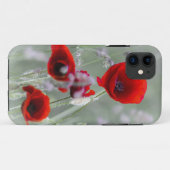 Roter Mohn im Hintergrund Case-Mate iPhone Hülle (Rückseite (Horizontal))