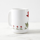 Roter Mohn Kaffeetasse (Vorderseite Links)