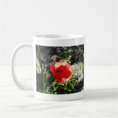 Roter Mohn Kaffeetasse (Links)